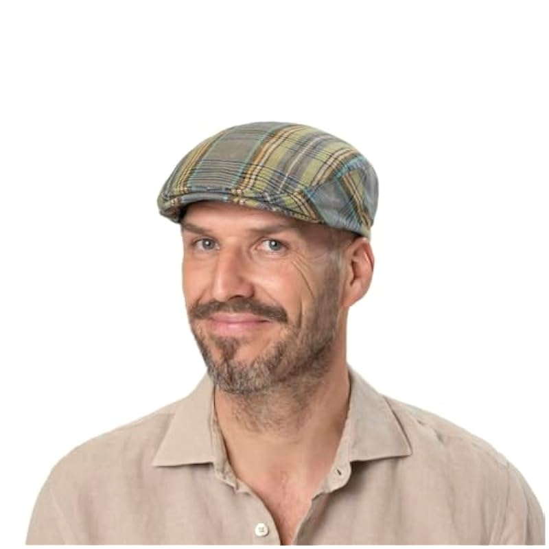 Stetson Melaco Driver Flat Cap Men - Made in Germany Green ‎mens Hats & Caps Stetson