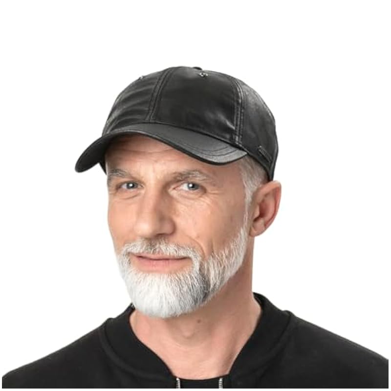 Stetson Joes Leather Cap Women/Men - Black ‎womens Hats & Caps Stetson