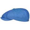 Stetson Stetson Hatteras Uni Linen Flat Cap Men - Made in The EU Blue ‎mens Hats & Caps