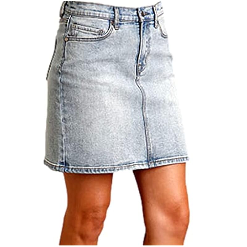 Stetson Skirts ‎womens Stetson Western Skirt Womens Denim Stretch 4 Blue 11-060-0202-0520 BU
