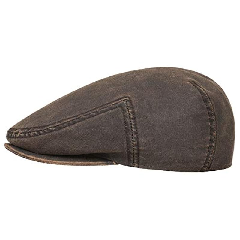 Stetson Kent Flat Cap with Ear Flaps Men - Made in The EU Brown Stetson ‎mens Hats & Caps
