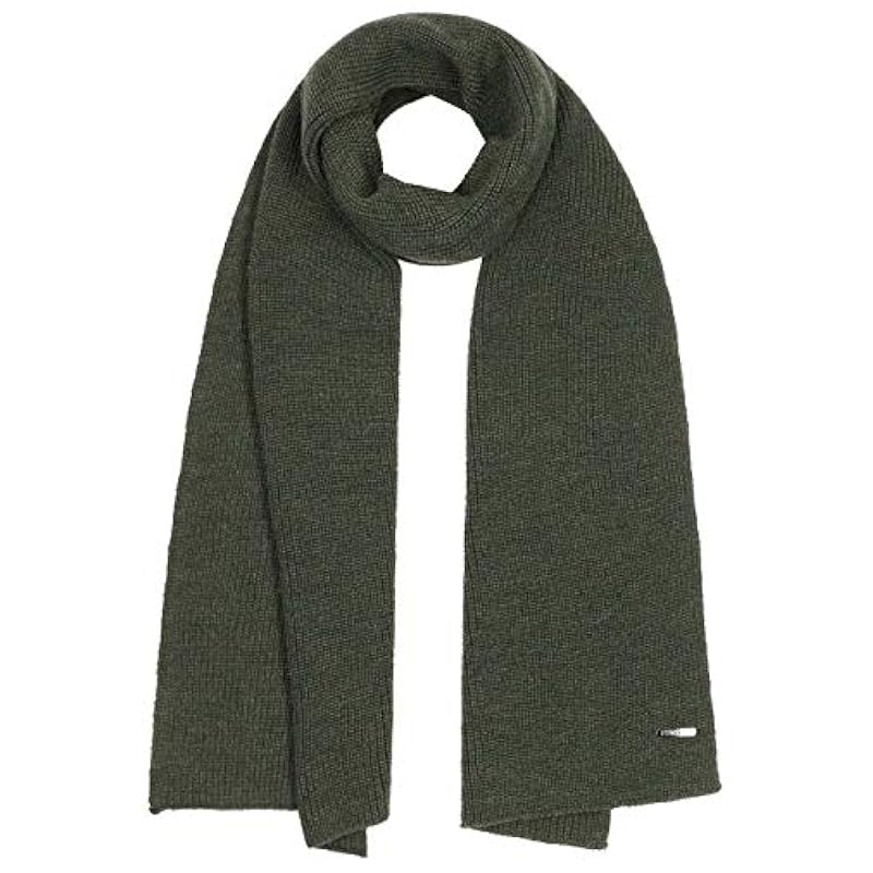 Stetson Caledonia Merino Scarf Women/Men - Made in Italy Olive Stetson ‎mens Scarves & Wraps