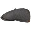 Stetson Hats & Caps ‎mens Stetson Hatteras Linen Newsboy Cap Women/Men | Made in The EU Grey