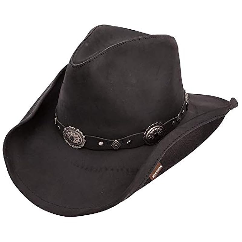 Stetson Roxbury Shapeable Leather Cowboy Western Hat Large ‎unisex-ad Hats & Caps Stetson
