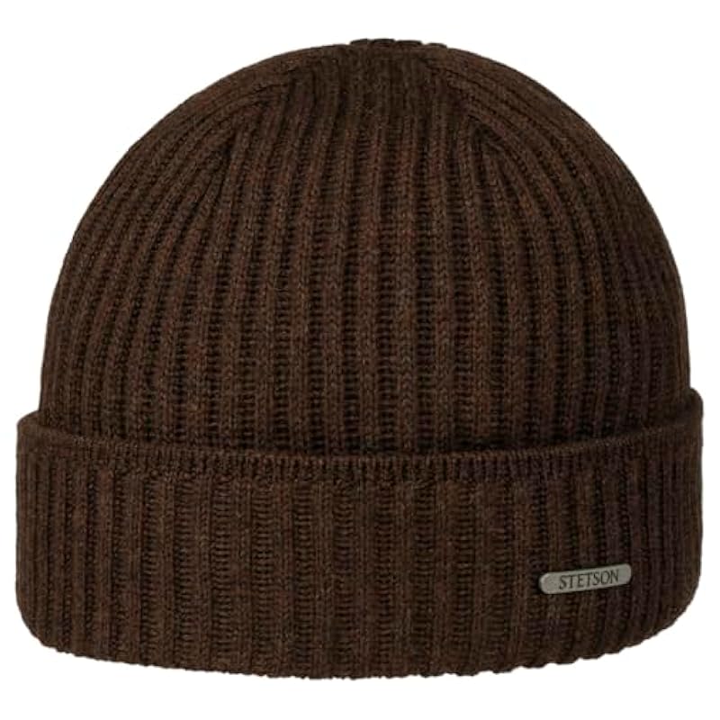 Stetson Hats & Caps ‎unisex-ad Stetson Parkman Knit Hat Women/Men | Made in Italy Brown