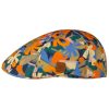Stetson Hats & Caps ‎mens Stetson Texas Print x The Feebles Flat Cap Men - Orange