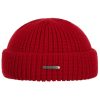 Stetson Hats & Caps ‎womens Stetson Nashville Knit Docker Cap Women/Men | Made in Italy Red