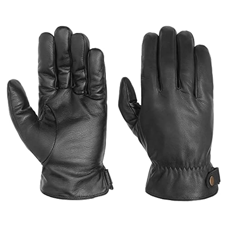Stetson Conductive Leather Gloves Men - Black Stetson ‎mens Gloves & Mittens