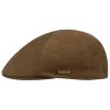 Stetson Hats & Caps ‎mens Stetson Texas Classic Soft Cotton Flat Cap Men - Made in The EU Brown