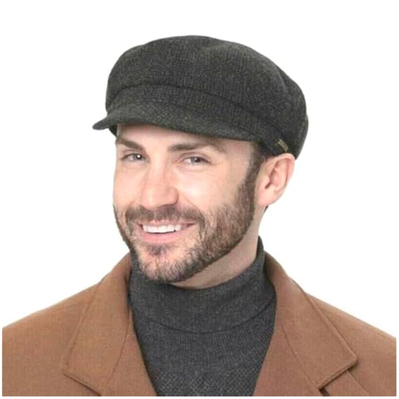 Stetson Classic Tweed Newsboy Cap Women/Men - Olive Stetson ‎womens Hats & Caps