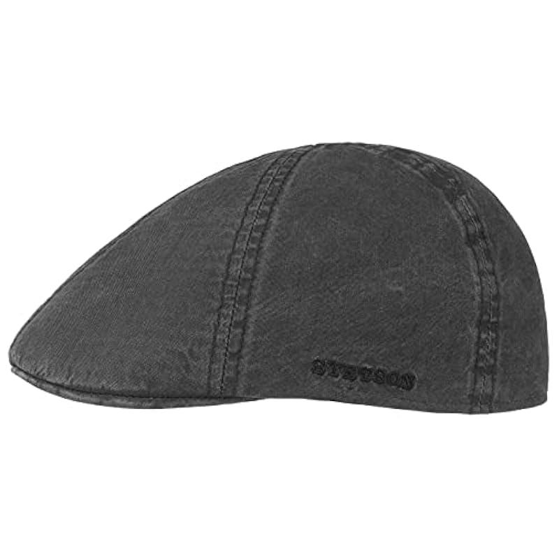 Stetson Hats & Caps ‎mens Stetson Texas Organic Cotton Flat Cap Men | Black