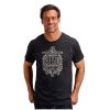 Stetson Stetson Mens Dark Grey Cotton Blend Quality Logo S/S T-Shirt S ‎mens Shirts