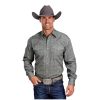 Stetson Blue Medallion Print Snap - Mens Shirt ‎mens Shirts Stetson