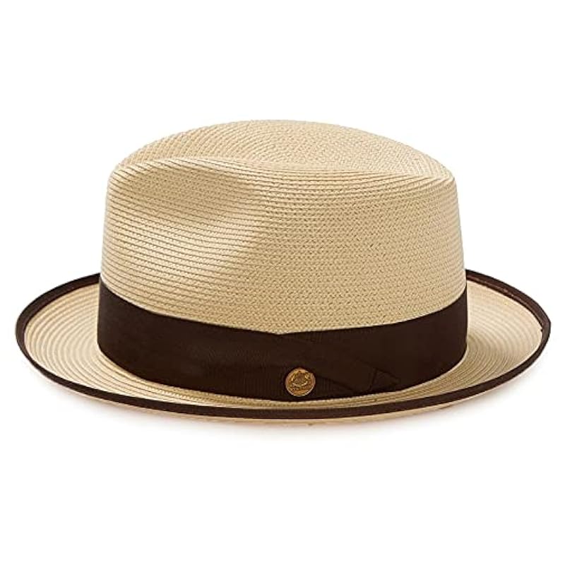 Stetson Latte Milan Fedora Cognac Hat (TSLATTB152001) Sand Stetson Hats & Caps