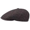 ‎mens Hats & Caps Stetson Stetson Ore Colour Lines Flat Cap Men Brown 6 7/8