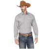 Stetson Shirts ‎mens Stetson Men's Medallion Print Long Sleeve Pearl Snap Western Shirt Grey Medium