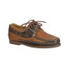 Stetson Stetson Men's Dillon Burnished Bull Shoulder Casual Boat Shoes Moc Toe Tan 8.5 D ‎mens Loafers & Slip-Ons