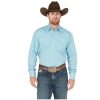 Stetson Stetson Western Shirt Mens L/S Geometric S Green 11-001-0425-0374 GR ‎mens Shirts
