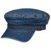 Stetson Stetson Riders Blue Denim Fisherman´s Cap Women/Men - Blue ‎womens Hats & Caps
