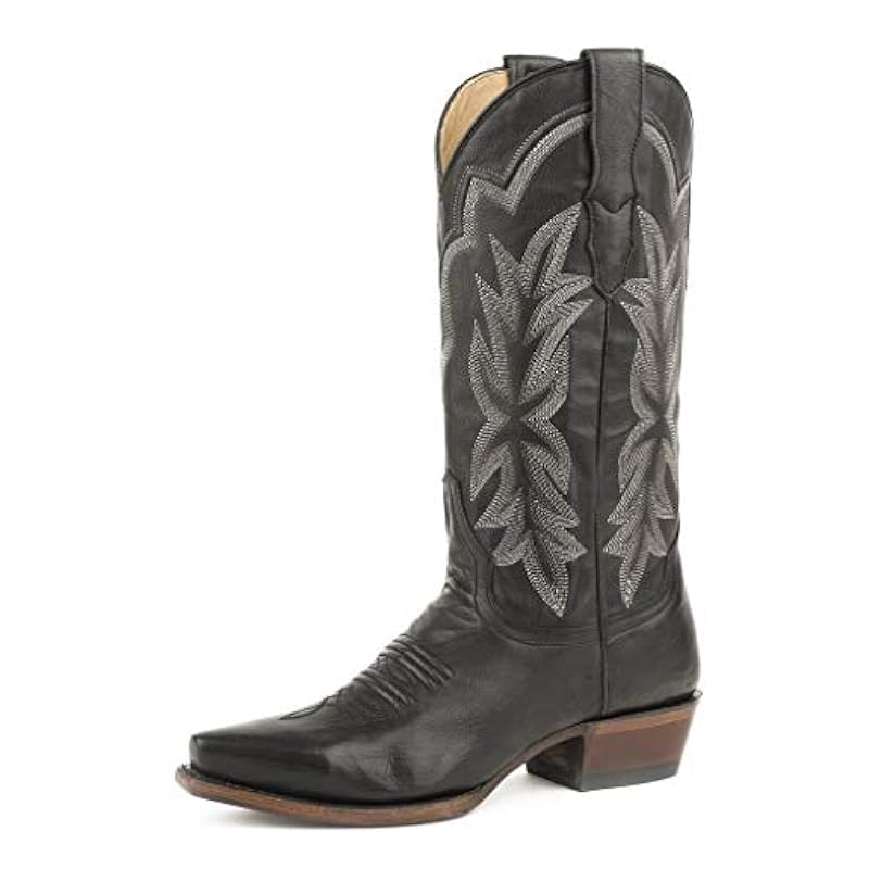 Stetson Women's Casey Western Boot Snip Toe - 12-021-6105-0626 Bl Black Stetson Boots