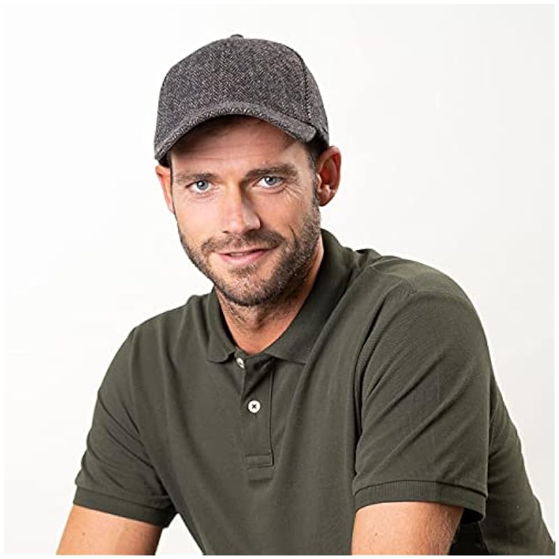 ‎mens Hats & Caps Stetson Stetson Plano Wool Cap Men | Anthracite