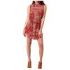 Stetson Women's Bandana Print Sleeveless Shirt Dress Red Small US Stetson ‎womens Dresses