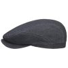 ‎mens Hats & Caps Stetson Stetson Belfast Linen Summer Flat Cap Men - Made in The EU Denim