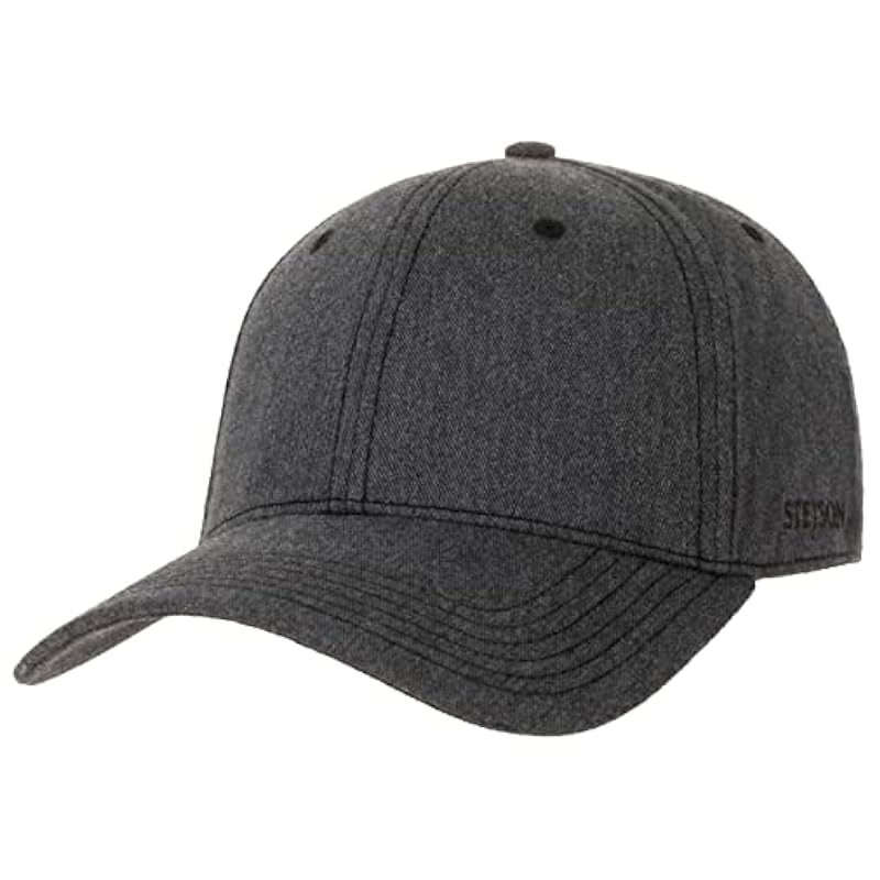 Stetson Stetson Classic Cotton Melange Cap Women/Men - Anthracite ‎mens Hats & Caps