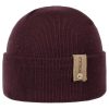 Stetson Stetson Organic Cotton Merino Beanie with Cuff Men - Made in Italy Bordeaux ‎mens Hats & Caps