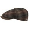 Stetson Stetson Hatteras Johnny Flat Cap Men Black-Beige 6 7/8 ‎mens Hats & Caps