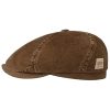 Stetson Soft Cotton 6 Panel Flat Cap Men - Brown ‎mens Hats & Caps Stetson