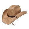 Stetson Stetson River Run - Shapeable Straw Cowboy Hat Brown ‎unisex-ad Hats & Caps
