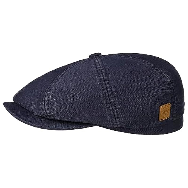 Stetson Hats & Caps ‎mens Stetson Hatteras Cotton x The Feebles Flat Cap Men - Blue