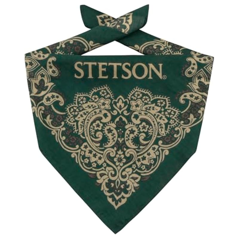 Stetson Paisley Bandana Women/Men - Dark Green ‎womens Novelty Stetson