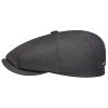 Stetson Hatteras Wool Twill Flat Cap Men - Made in The EU Grey Stetson ‎mens Hats & Caps