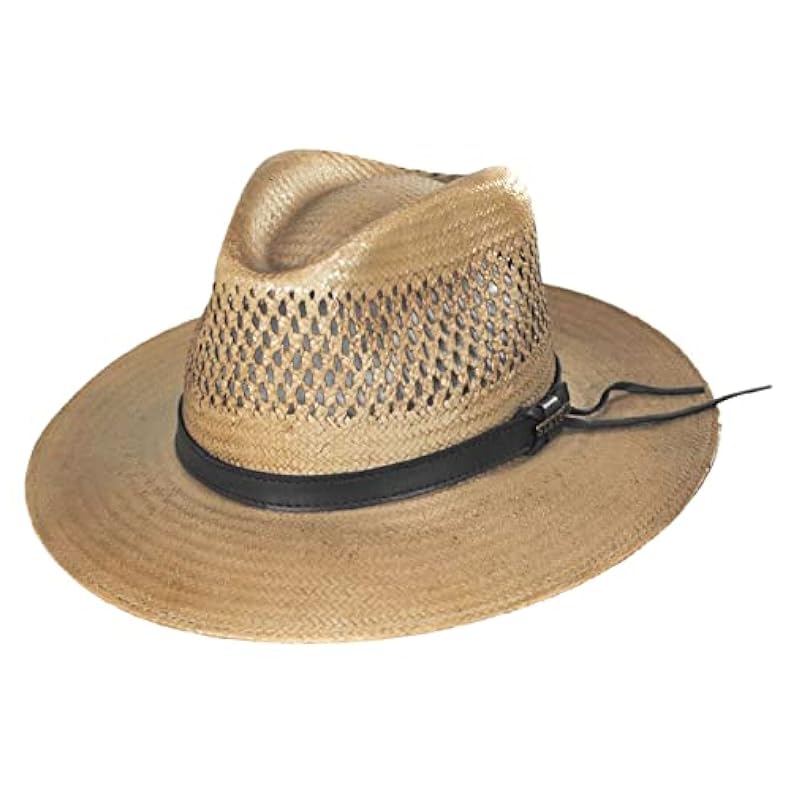 Stetson Men's Peak View Outdoor Straw Hat Cooper Stetson ‎mens Hats & Caps
