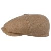 Stetson Stetson Hatteras Wool Doubleface Flat Cap Men - Made in The EU Beige ‎mens Hats & Caps
