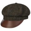 ‎womens Hats & Caps Stetson Stetson Classic Wool Riders Newsboy Cap Women/Men - Made in Germany Dark Green