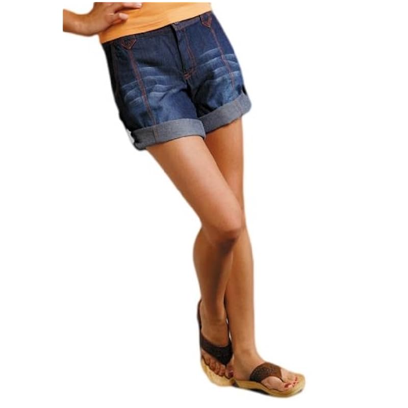 Stetson Stetson 03-055-0594-0400 BU LADIES Five Star SHORTS BLUE 1 ‎womens Shorts