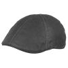 Stetson Texas Waxed Cotton Gatsby Cap Women/Men Black 7 3/4-7 7/8 Stetson ‎mens Hats & Caps