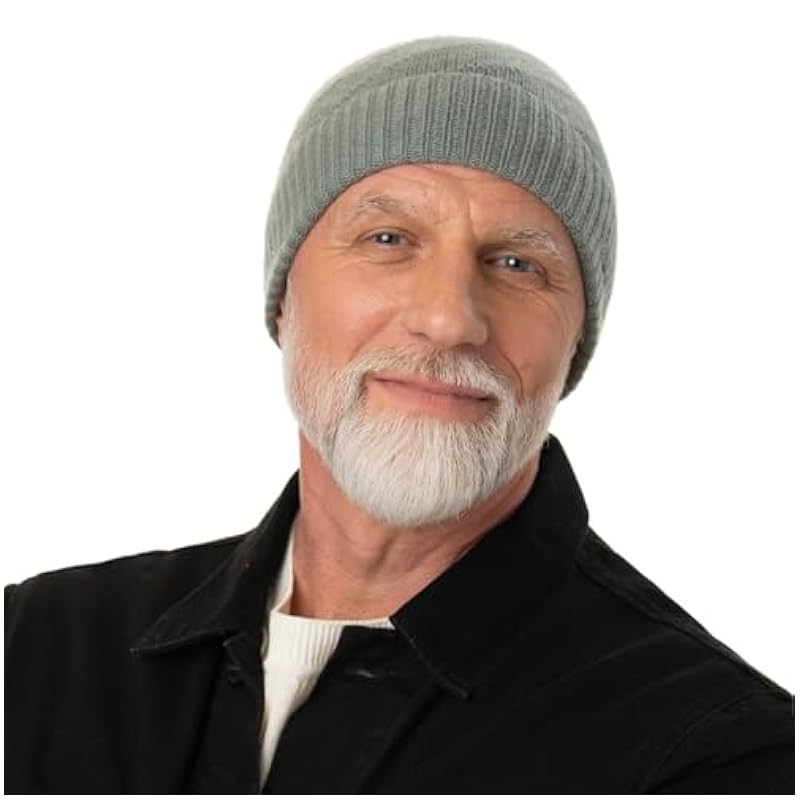 Stetson Stetson Mayville Cashmere Beanie Hat Women/Men - Cream White ‎womens Hats & Caps