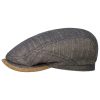 ‎mens Hats & Caps Stetson Stetson Yelvington Driver Flat Cap Men - Made in Germany Brown-blue