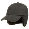 Stetson Herringbone Cap with Ear Flaps Men - Grey Stetson ‎mens Hats & Caps
