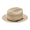 ‎unisex-ad Hats & Caps Stetson Stetson Toasted Open Road Vent 10X Straw Cowboy Hat SSOPRV-0526T1 Toast