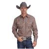 Stetson Copper Brown Paisley Print - Mens Shirt Stetson ‎mens Shirts