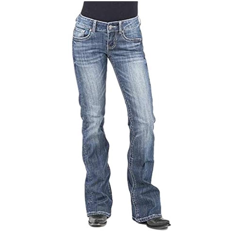 Jeans Stetson Stetson Western Jeans Womens Classic 12 Long Blue 11-054-0816-0283 BU