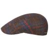 ‎mens Hats & Caps Stetson Stetson Virgin Wool Check Flat Cap Men - Made in Germany Brown