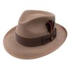Stetson Men's Whippet Royal Deluxe Fur Felt Hat Camel Stetson ‎mens Hats & Caps
