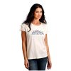 Stetson Western Shirt Womens S/S Distress XS White 11-039-0562-0810 WH ‎womens Tops, Tees & Blouses Stetson