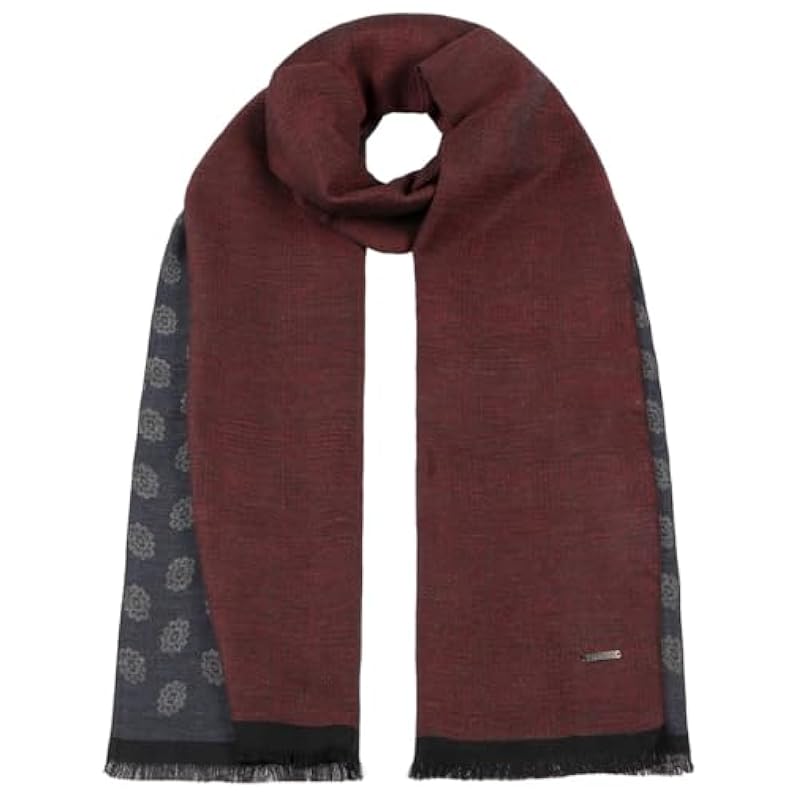 Stetson Two Sides Cotton Scarf Women - Made in Italy Red Stetson ‎womens Scarves & Wraps
